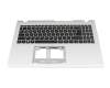PK133TY1A13 Original Acer Tastatur inkl. Topcase DE (deutsch) schwarz/silber