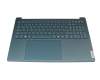 PL5CVXB-GR Original Lenovo Tastatur inkl. Topcase DE (deutsch) blau/blau mit Backlight (PureSight Pro)