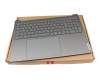 PL5CVXB-GR Original Lenovo Tastatur inkl. Topcase DE (deutsch) grau/grau mit Backlight