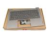 PR2UB-GE Original Lenovo Tastatur inkl. Topcase DE (deutsch) grau/grau mit Backlight