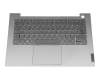 PR4SB Original Lenovo Tastatur inkl. Topcase DE (deutsch) dunkelgrau/grau mit Backlight