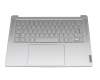 PT5SB-GE Original Lenovo Tastatur inkl. Topcase DE (deutsch) grau/grau mit Backlight