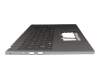 QV05P_A40EWL Original Acer Tastatur inkl. Topcase DE (deutsch) grau/grau mit Backlight