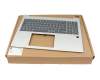 SG-B7310-2DA Original HP Tastatur inkl. Topcase DE (deutsch) grau/silber mit Backlight