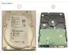 Fujitsu HDD 2TB BC-SATA S3 LFF 7.2K 3.5\' für Fujitsu Celsius M7010X
