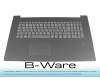 SN20M63112 Wistron Tastatur inkl. Topcase DE (deutsch) grau/grau (Fingerprint) B-Ware