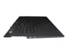 SN21B43708 Original Lenovo Tastatur inkl. Topcase DE (deutsch) schwarz/blau mit Backlight