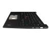 SN21D05733 Original Lenovo Tastatur inkl. Topcase DE (deutsch) schwarz/schwarz mit Backlight und Mouse-Stick