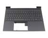 SP5CD3442SQQ Original HP Tastatur inkl. Topcase FR (französisch) silber/schwarz mit Backlight