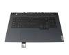 ST51C87534 Original Lenovo Tastatur inkl. Topcase US (englisch) schwarz/blau mit Backlight