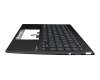 T050A1 Tastatur inkl. Topcase DE (deutsch) dunkelgrau/grau mit Backlight