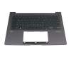 T068A1 Tastatur inkl. Topcase DE (deutsch) schwarz/grau mit Backlight
