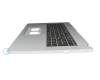 T121CR Tastatur inkl. Topcase US (englisch) schwarz/silber B-Ware