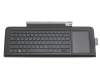 TB15C0 Tastatur inkl. Topcase DE (deutsch) schwarz/schwarz