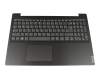 TL3415 Tastatur inkl. Topcase DE (deutsch) grau/schwarz