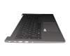 Toshiba Satellite S50W-C Original Tastatur inkl. Topcase DE (deutsch) grau/grau mit Backlight