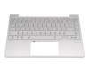Toshiba Satellite S50W-C Original Tastatur inkl. Topcase DE (deutsch) silber/silber mit Backlight