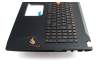 V156230AK1 Original Sunrex Tastatur inkl. Topcase DE (deutsch) schwarz/schwarz mit Backlight