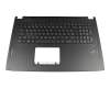 V156262B3 Original Sunrex Tastatur inkl. Topcase DE (deutsch) schwarz/schwarz mit Backlight