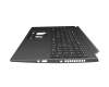 V1721E3 Original Acer Tastatur inkl. Topcase DE (deutsch) schwarz/schwarz mit Backlight