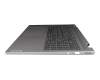 V192020FK2-GR Original Sunrex Tastatur inkl. Topcase DE (deutsch) grau/grau mit Backlight