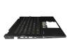 V193446HS1 Original Sunrex Tastatur inkl. Topcase DE (deutsch) schwarz/schwarz mit Backlight