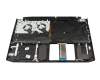 WK2045 Original Acer Tastatur inkl. Topcase DE (deutsch) schwarz/schwarz mit Backlight